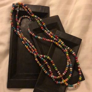 Noonday Dainty Paper Bead Necklace